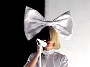 INDIO, CA - APRIL 24: Sia performs onstage during day 3 of the 2016 Coachella Valley Music & Arts Festival Weekend 2 at the Empire Polo Club on April 24, 2016 in Indio, California. (Photo by Kevin Winter/Getty Images for Coachella)
